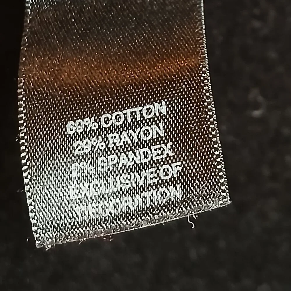 WHITE HOUSE BLACK MARKET Black Velour Boot Cut Pants EUC - Picture 10 of 10